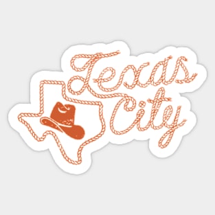 Texas city Sticker